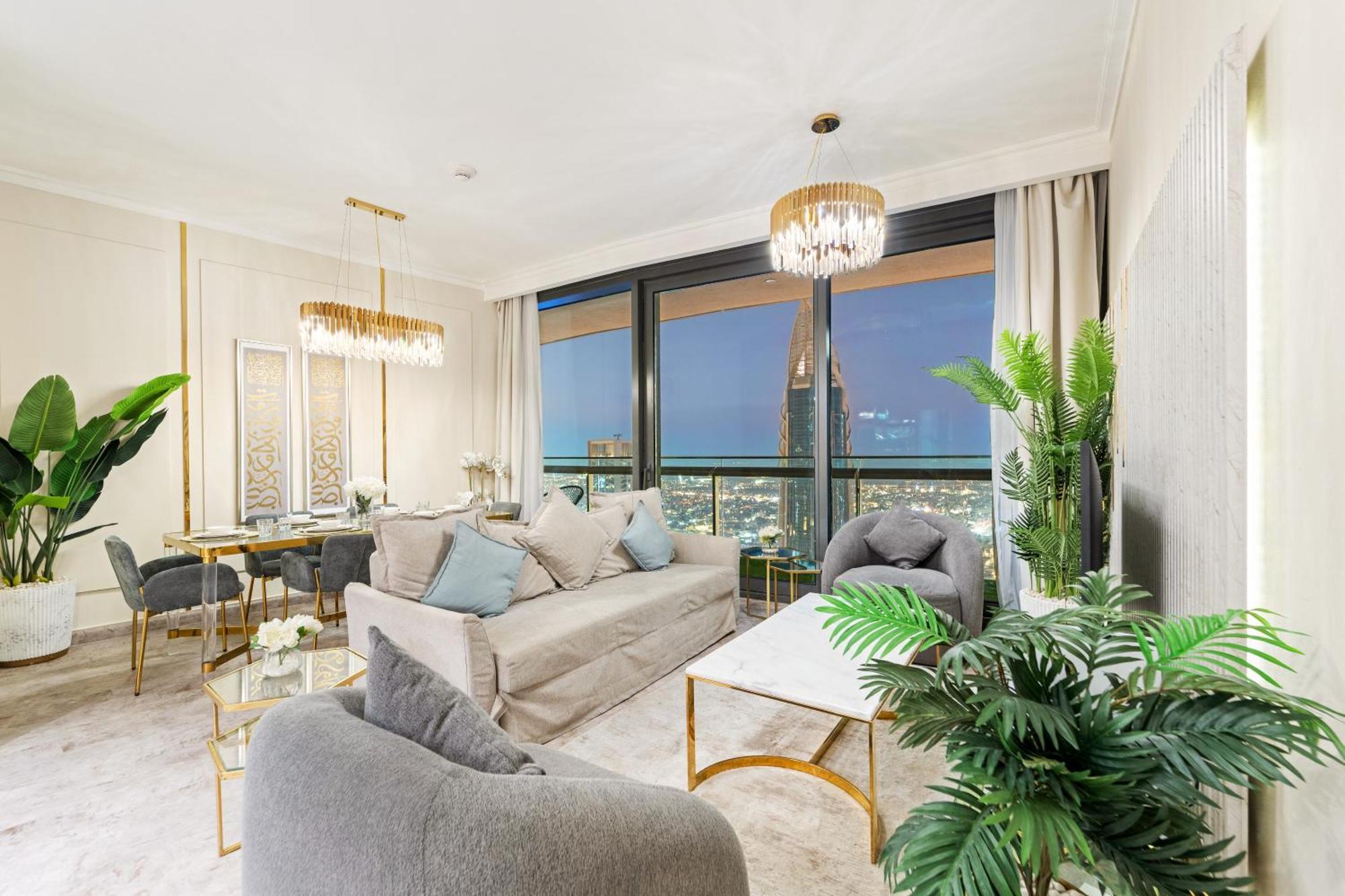 First Class 2Br With Full Dubai Skyline & Sea View エクステリア 写真