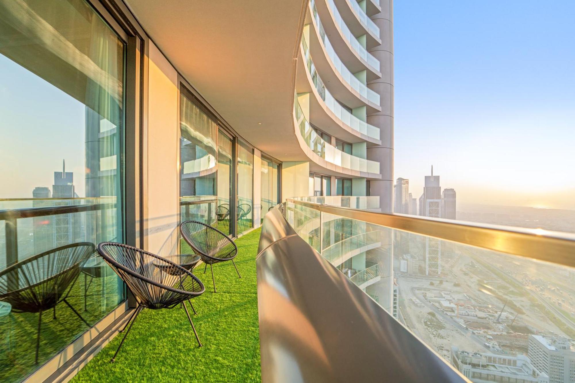 First Class 2Br With Full Dubai Skyline & Sea View エクステリア 写真