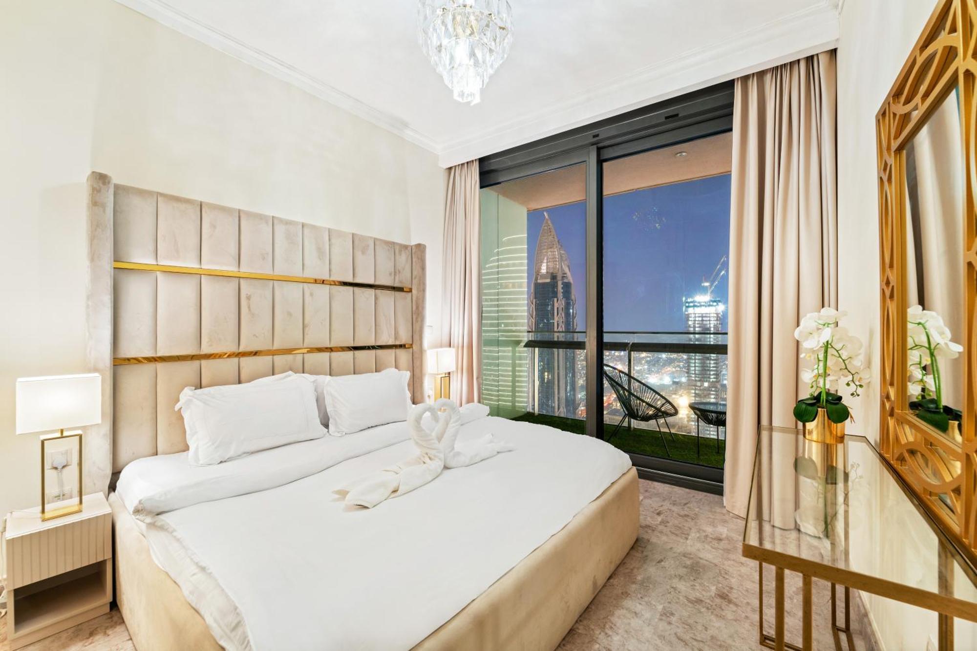 First Class 2Br With Full Dubai Skyline & Sea View エクステリア 写真