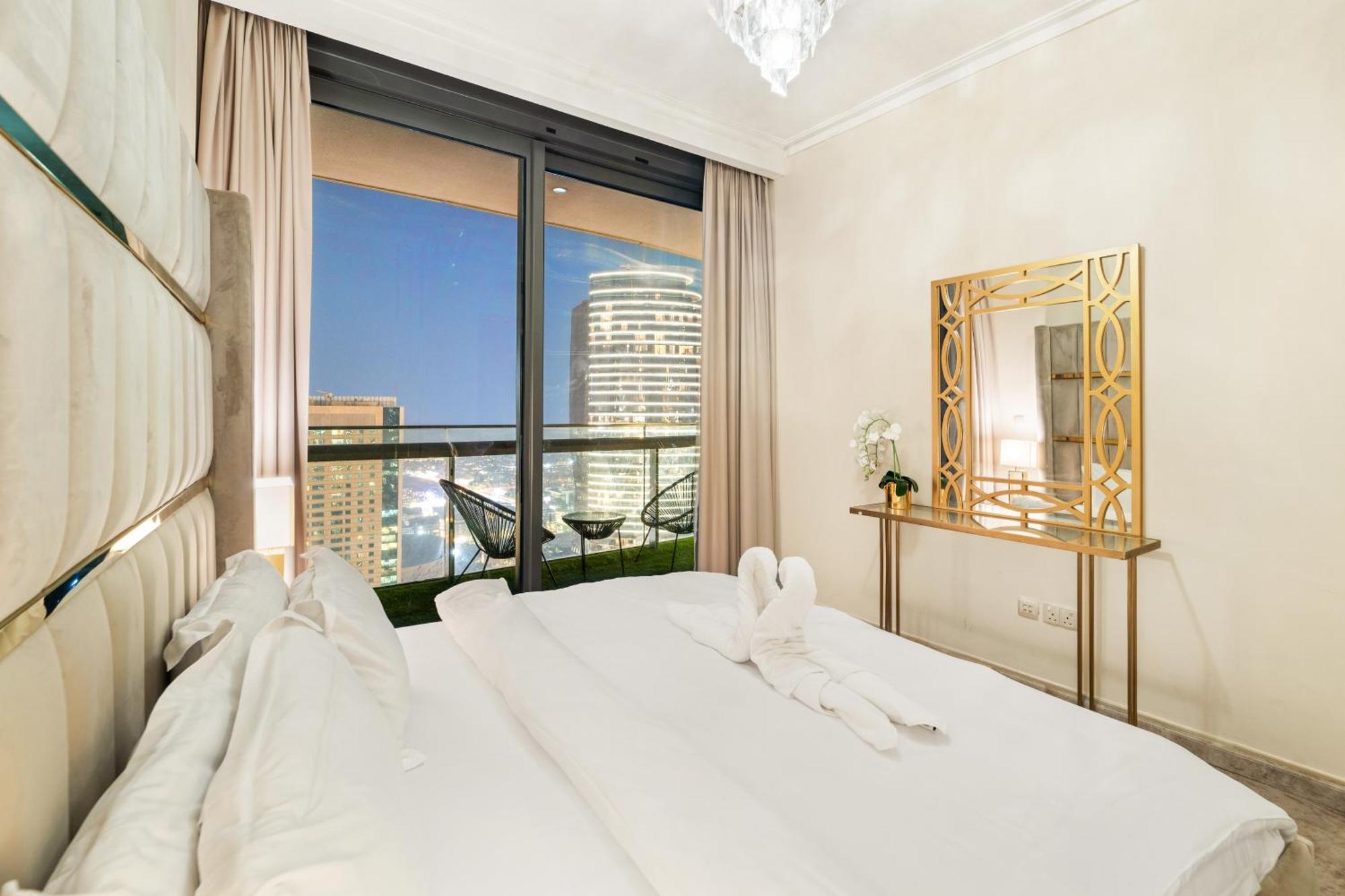 First Class 2Br With Full Dubai Skyline & Sea View エクステリア 写真