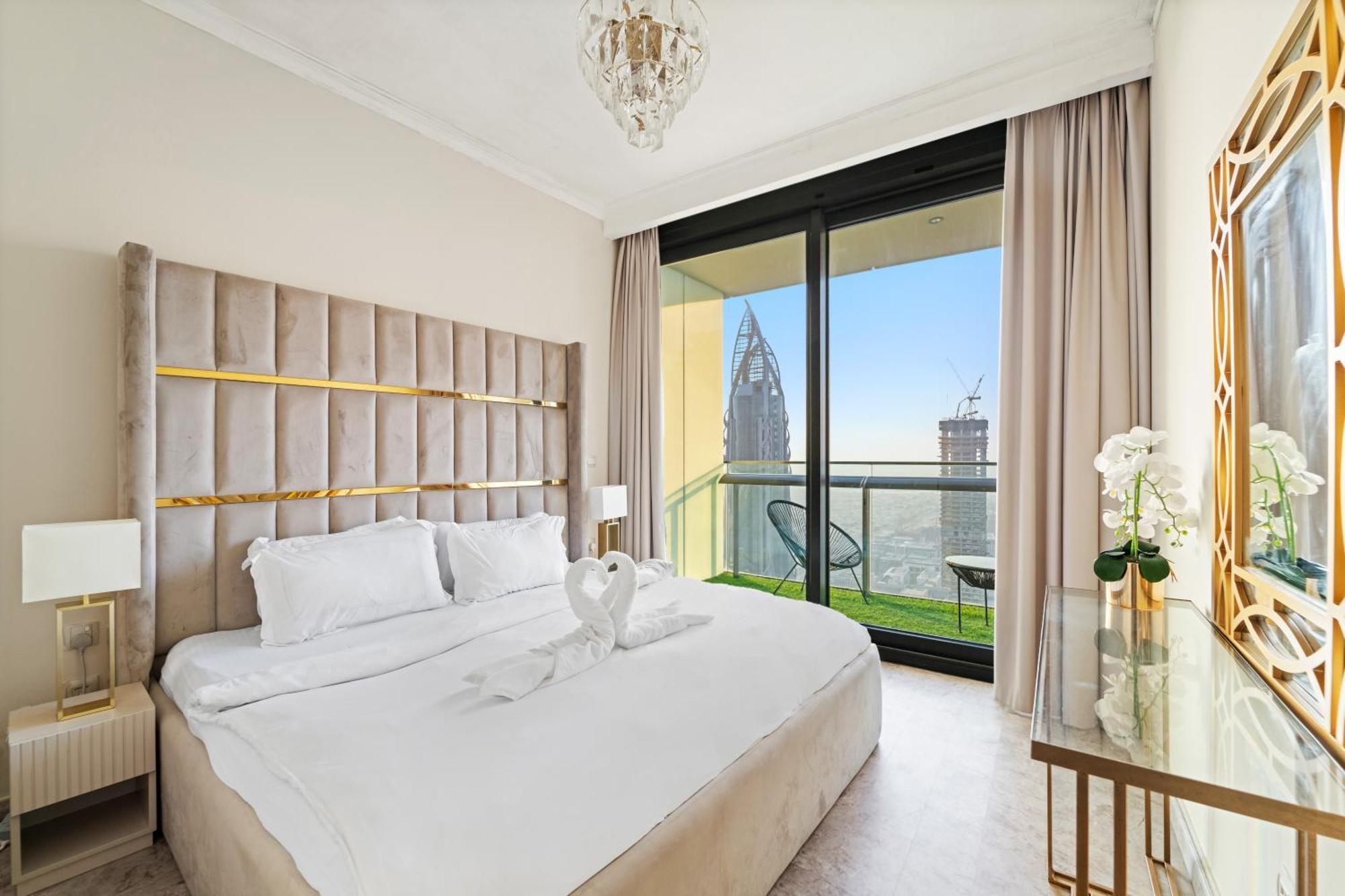 First Class 2Br With Full Dubai Skyline & Sea View エクステリア 写真